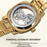 FORSINING Tourbillon Man Watch Luxury Retro Skeleton Mechanical Men Watch Clock Stainless Steel Male Automatic Wrist Watches
