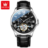 OLEVS 7013 Reloj Custom Logo Relogio Tourbillon Stainless Steel Self Winding Wrist Wristwatches Automatic Men Watch Mechanical