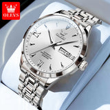 OLEVS 9956 Fashion Large Dial Sport Watches High Quality Clock Wristwatch Relogio Men Watch