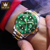 Popular OLEVS 6650 Luxury Brand WaterProof Analog Auto Date StainlessSteel China Factory Custom Logo Mechanical Men SmartWatch