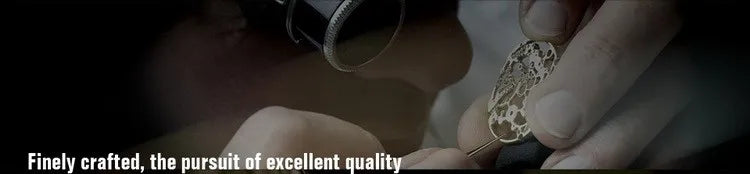 Forsining Automatic Skeleton Watch - Dragon Design Gold