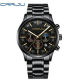 Crrju 2260 Luxury Simple Men Watch Top Brand Relogio Masculino Business Waterproof Quartz Watches Men Clock Male Sports Watch
