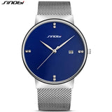 SINOBI Fashion Men Watch Luxury Wholesale Stay Ahead New Style Men's Calendar Date Quartz Watches for Business Man
