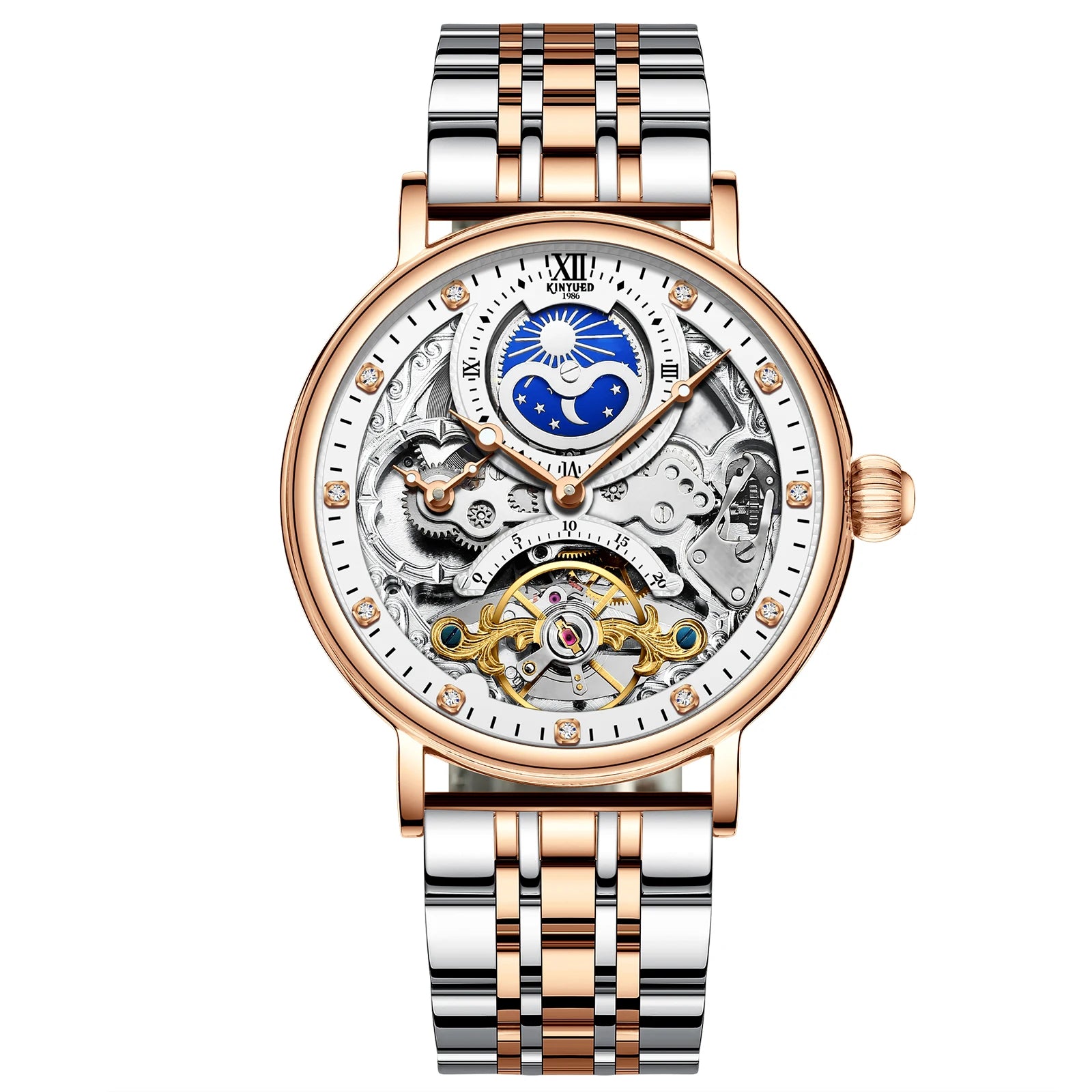 Men Watch Tourbillon Mechanical Movement Men's Fashion Business Wristwatch Classic Fashion Luxury Watch