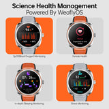 Weofly VIVE Premium Quality Rugged Smartwatch 1.43 Inch Health Fitness Tracker Men Watch Call Reminder Sport Use