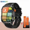 SENBONO 1100 Inch Large Battery MAX68 Smart Watch 2.01 Inch TFT Screen IP68 Sports Outdoor Flashlight Wireless Call Smart Watch - Wear444