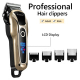 2021 New Hair Trimmer Electric Hair Clipper Professional Shaver Beard Barber 0mm Men Hair Cutting Machine For Men Haircut Style
