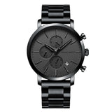 Hannah 109 Men Watch Business Style Stainless Steel Fashion Waterproof Sports Quartz Wristwatch Relogio Masculino for Boy