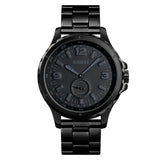 SKMEI Fashion Men Watches Top Brand Luxury Quartz Watch Casual Classic Black Full Steel Wristwatch for Male Relogio Masculino