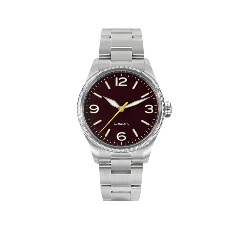 New 38.5mm Men Watch Design Bezel YN55 NH35 Automatic Mechanical Sapphire 10Bar Classic Watches