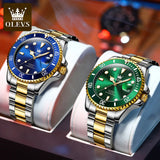 Popular OLEVS 6650 Luxury Brand WaterProof Analog Auto Date StainlessSteel China Factory Custom Logo Mechanical Men SmartWatch