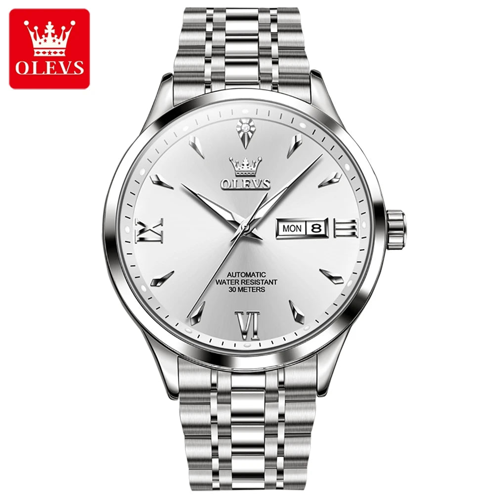 OLEVS 9956 Large Dial Sport Watch - Fashion Statement Piece