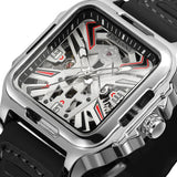 Forsining New Relogio Masculino Hollow Out Skeleton Automatic Men Watch  for Men's Luminous Watch