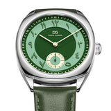 Daniel Gorman DG9520 Business Quartz Watches Luxury Green Genuine Leather Strap 5 ATM Waterproof Men Watch Montres De Luxe