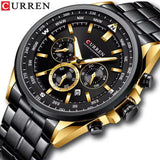 CURREN 8399 Men Watch Top Brand Luxury Fashion Casual Watch Relogio Masculino Reloj Stainless Steel Waterproof Quartz Wristwatch