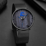 reloj hombre Mens Fashion Ultra Thin Minimalist Watches Men Business Stainless Steel Mesh Belt Quartz Watch relogio masculino