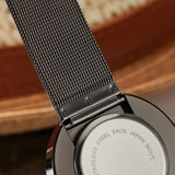 New men's quartz-watch Stainless Steel Mesh Band Bracelet Slim men watches Creative deisgn sports Wristwatches Relogio Masculino