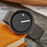 New men's quartz-watch Stainless Steel Mesh Band Bracelet Slim men watches Creative deisgn sports Wristwatches Relogio Masculino