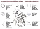 DOM 1726 New Design Magnetic Ball Concept Men Watch Fashion Cool Trend Minimalist Waterproof Stainless Steel Quartz Watches Mens
