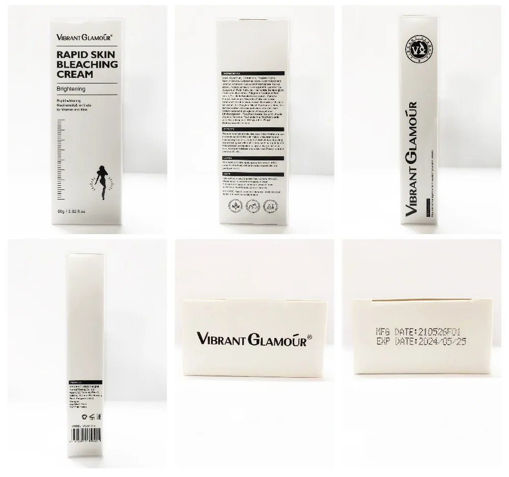 VIBRANT GLAMOUR Whitening Cream Moisturizing Nicotinamide Skin Brightening Lotion Quickly Whitens Face And Body Skin 80G