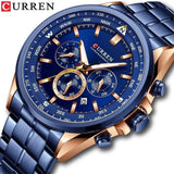 CURREN 8399 Men Watch Top Brand Luxury Fashion Casual Watch Relogio Masculino Reloj Stainless Steel Waterproof Quartz Wristwatch