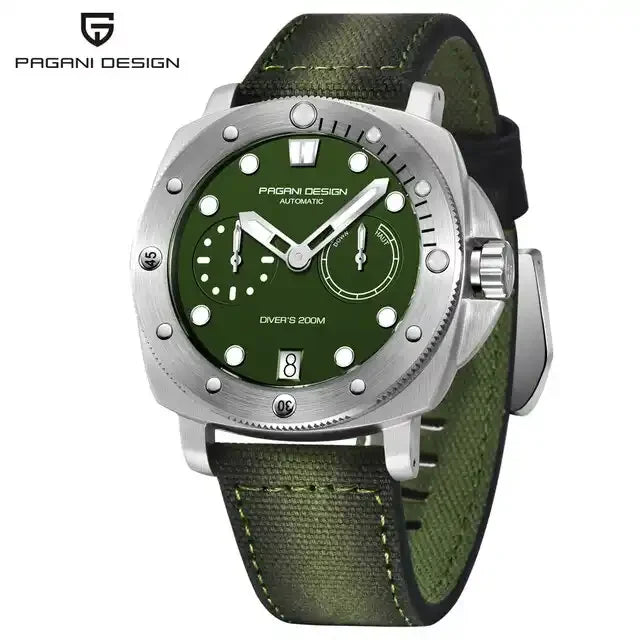 PAGANI DESIGN 1767 Fashion 2023 New Business Watches 200M Diver Automatic Mechanical Watch  Stainless Steel Sapphire Men Watch