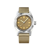 Men's 38mm NH35 Stainless Steel Automatic Mechanical Wristwatch Waterproof 200M Luminous Diver Feature 30mm Dial Display