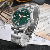 New 38.5mm Men Watch Design Bezel YN55 NH35 Automatic Mechanical Sapphire 10Bar Classic Watches