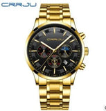 Crrju 2260 Luxury Simple Men Watch Top Brand Relogio Masculino Business Waterproof Quartz Watches Men Clock Male Sports Watch