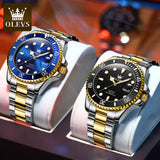 Popular OLEVS 6650 Luxury Brand WaterProof Analog Auto Date StainlessSteel China Factory Custom Logo Mechanical Men SmartWatch
