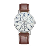 Men Watches Business Wrist Watch Luxury Leather Strap Analog Watches Quartz Wristwatches Clock Men Women Relogio Masculino