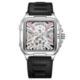 Forsining New Relogio Masculino Hollow Out Skeleton Automatic Men Watch  for Men's Luminous Watch