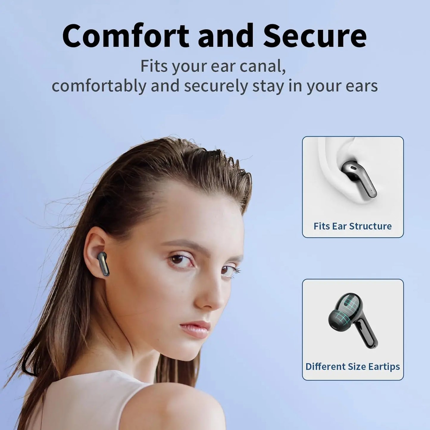 Earphones X08 SANVNET HIFI  Headphones In-Ear BT TWS Earbuds Headsets Waterproof True Wireless Stereo With Charging Bin Box