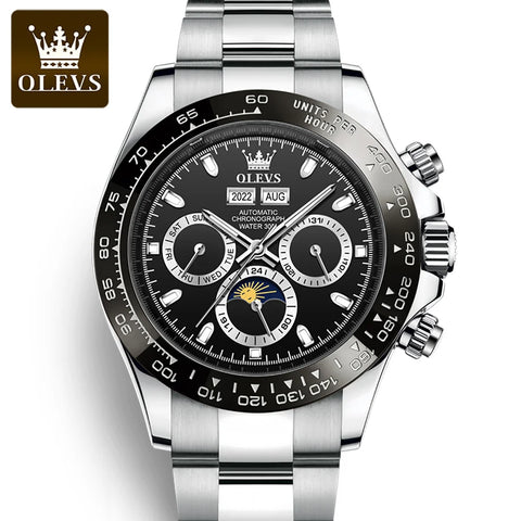 Olevs 6654 Automatic Men's Watches Top Brand Luxury Men Watch Mechanical Wristwatch Men Sports Waterproof Watches Reloj Hombree