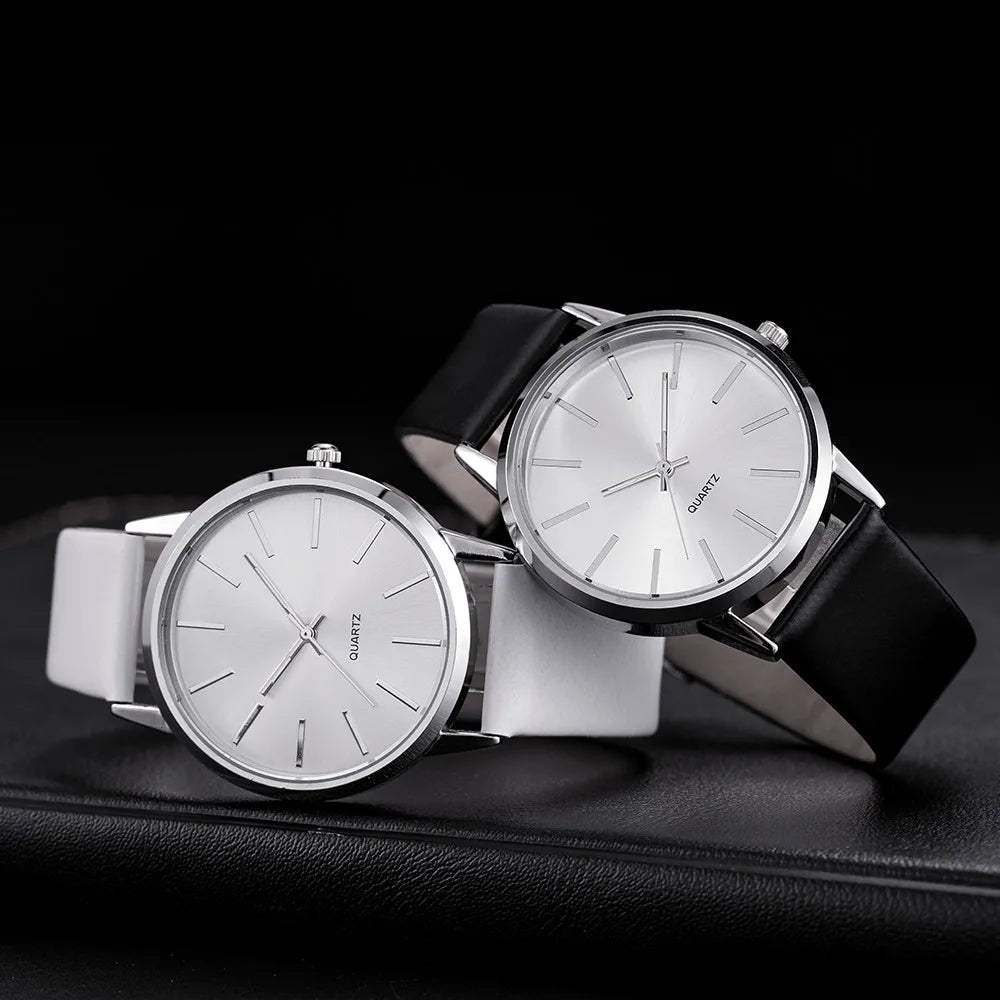 2025 Men Watches Top Brand Luxury Brown Leather Band Quartz Wristwatch Men's Casual Simple Watch Wrist Male Clock Reloj Hombre