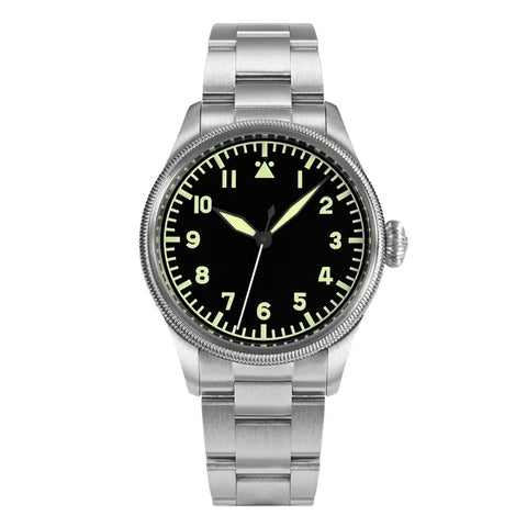 Men Watch 37mm Fashion Simple Style Automatic Mechanical Watches 100m Waterproof BGW-9