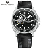 Pagani Design Black PD1736 Men Watch Mechanical Watches Other Timepiece Men's Skeleton Mechanical Watch Automatic New