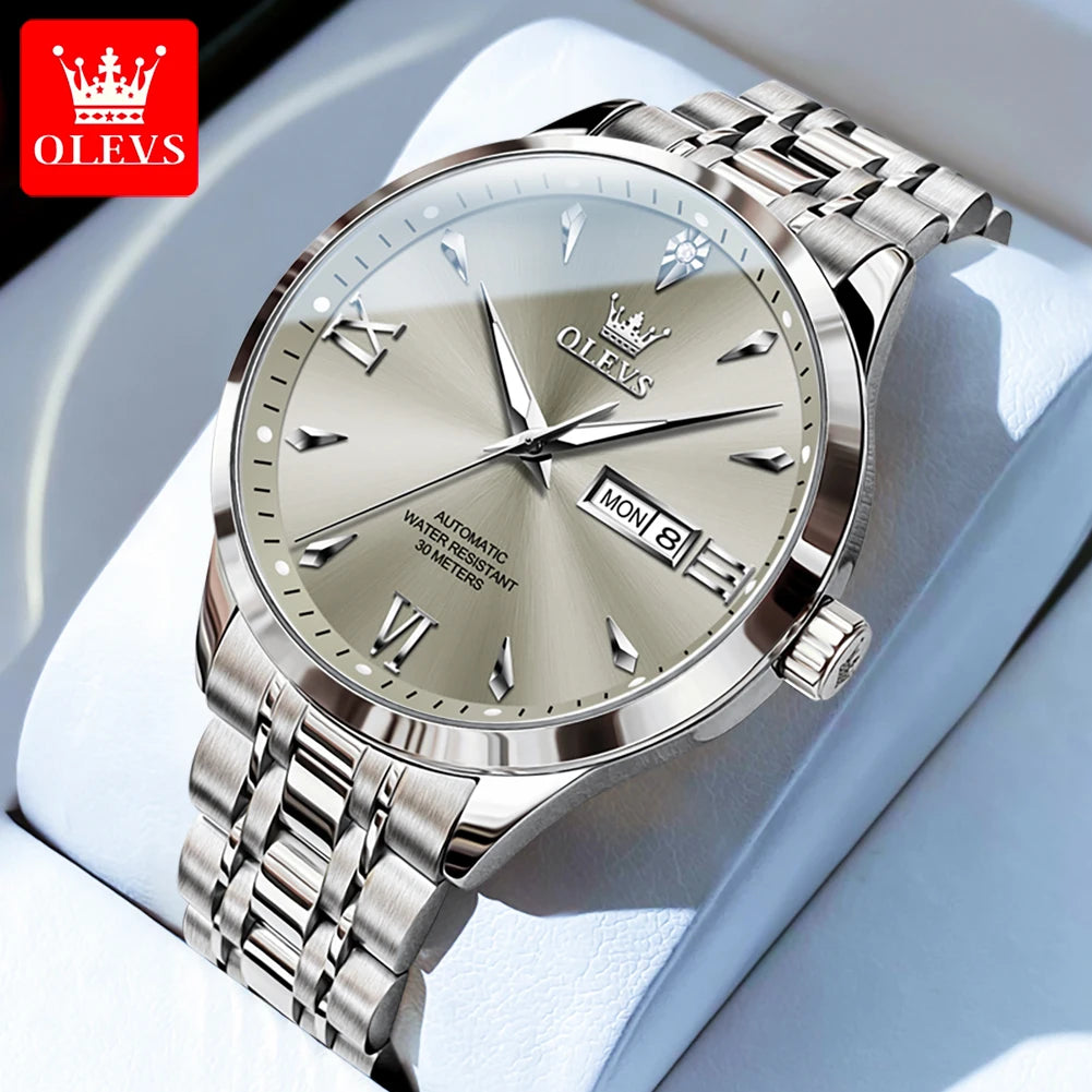 OLEVS 9956 Large Dial Sport Watch - Fashion Statement Piece