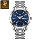 POEDAGAR 962 New Luxury Sport Wrist Watch for Man Waterproof Luminous Date Men Watch Quartz Stainless Steel Men's Watches Male