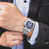 Paulareis Automatic Self Wind Mechanical Luminous Stainless Steel Blue Grey Coffe Black White Dial Dress Luxury Men Watch