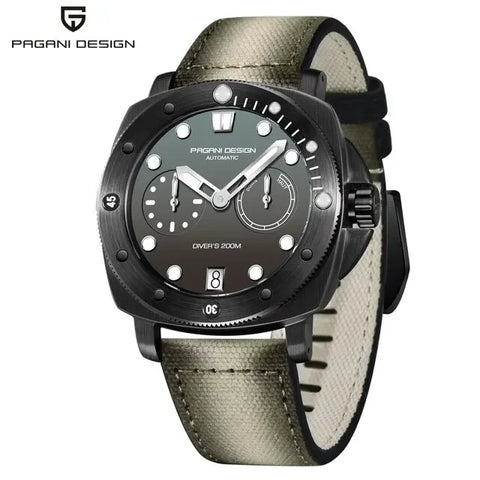 PAGANI DESIGN 1767 Fashion 2023 New Business Watches 200M Diver Automatic Mechanical Watch  Stainless Steel Sapphire Men Watch