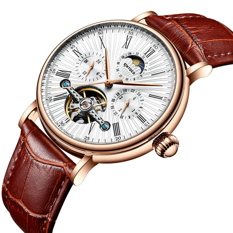 New Arrival High Quality Men Watch Waterproof Watch Luminous Luxury Tourbillon Automatic Mechanical Watches