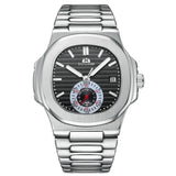Paulareis Automatic Self Wind Mechanical Luminous Stainless Steel Blue Grey Coffe Black White Dial Dress Luxury Men Watch