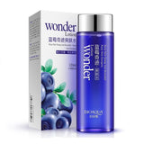 4 Pieces Blueberry Skincare Set Moisturizing Face Serum Brighten Cream Antiage Eye Cream Toner Facial Care Set for Dropshipping