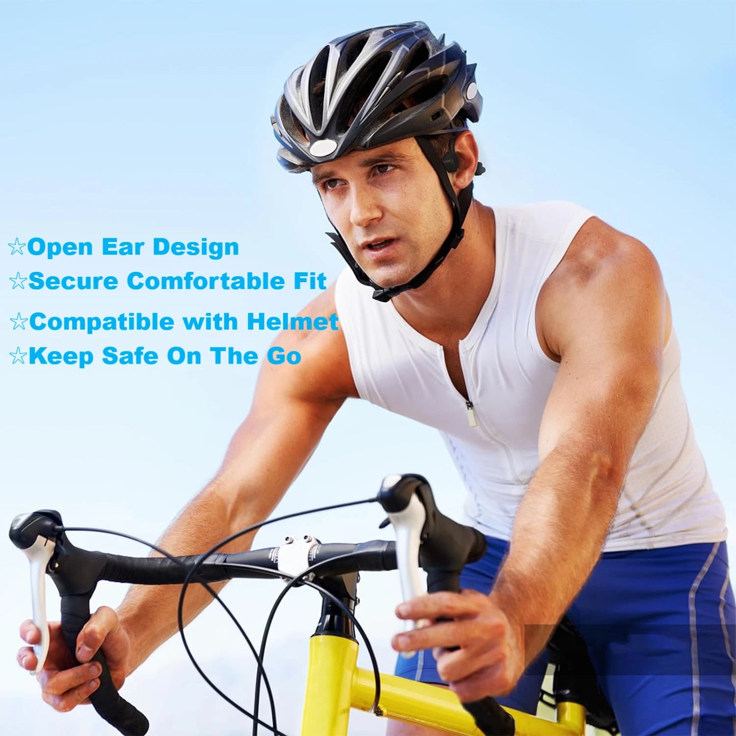 2025 Latest Take Care of Hearing IPX-5 V5.2 PC 8 Hour Wireless AI Earphones  Headphones Headset for Outdoor  Sports