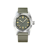 Men's 38mm NH35 Stainless Steel Automatic Mechanical Wristwatch Waterproof 200M Luminous Diver Feature 30mm Dial Display
