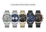 CURREN 8446 New Arrival 44mm Dial Gold Men Watch Stainless Steel Waterproof Multifunction Quartz Watches Mens Date Wristwatches