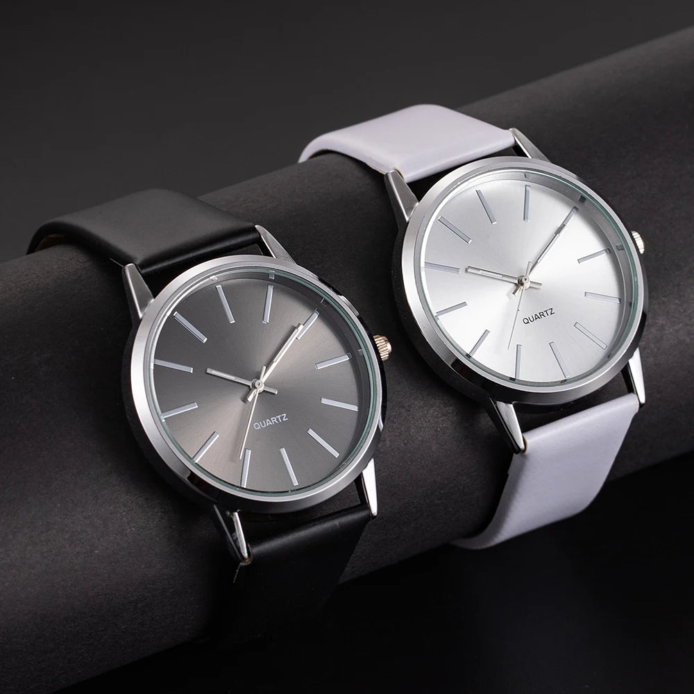 2025 Men Watches Top Brand Luxury Brown Leather Band Quartz Wristwatch Men's Casual Simple Watch Wrist Male Clock Reloj Hombre
