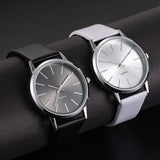 2025 Men Watches Top Brand Luxury Brown Leather Band Quartz Wristwatch Men's Casual Simple Watch Wrist Male Clock Reloj Hombre