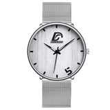 reloj hombre Mens Fashion Ultra Thin Minimalist Watches Men Business Stainless Steel Mesh Belt Quartz Watch relogio masculino